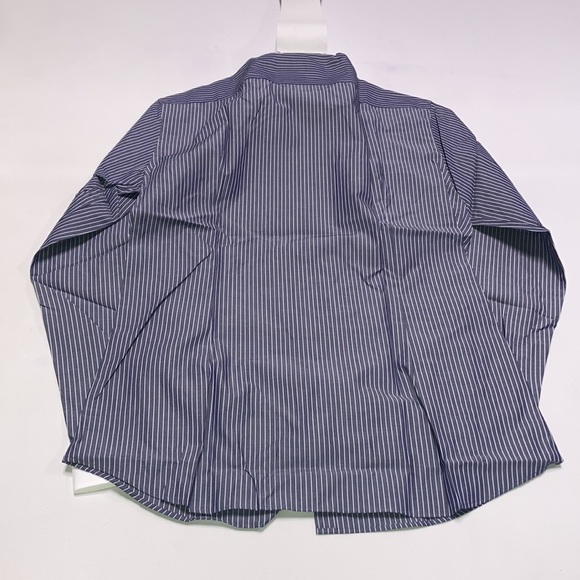 Jane Blue and White Striped Button Down Shirt By SAM D’MONES
